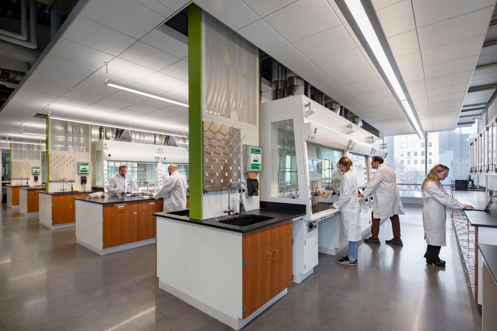 Lab in Chemistry Tower at University of Wisconsin-Madison