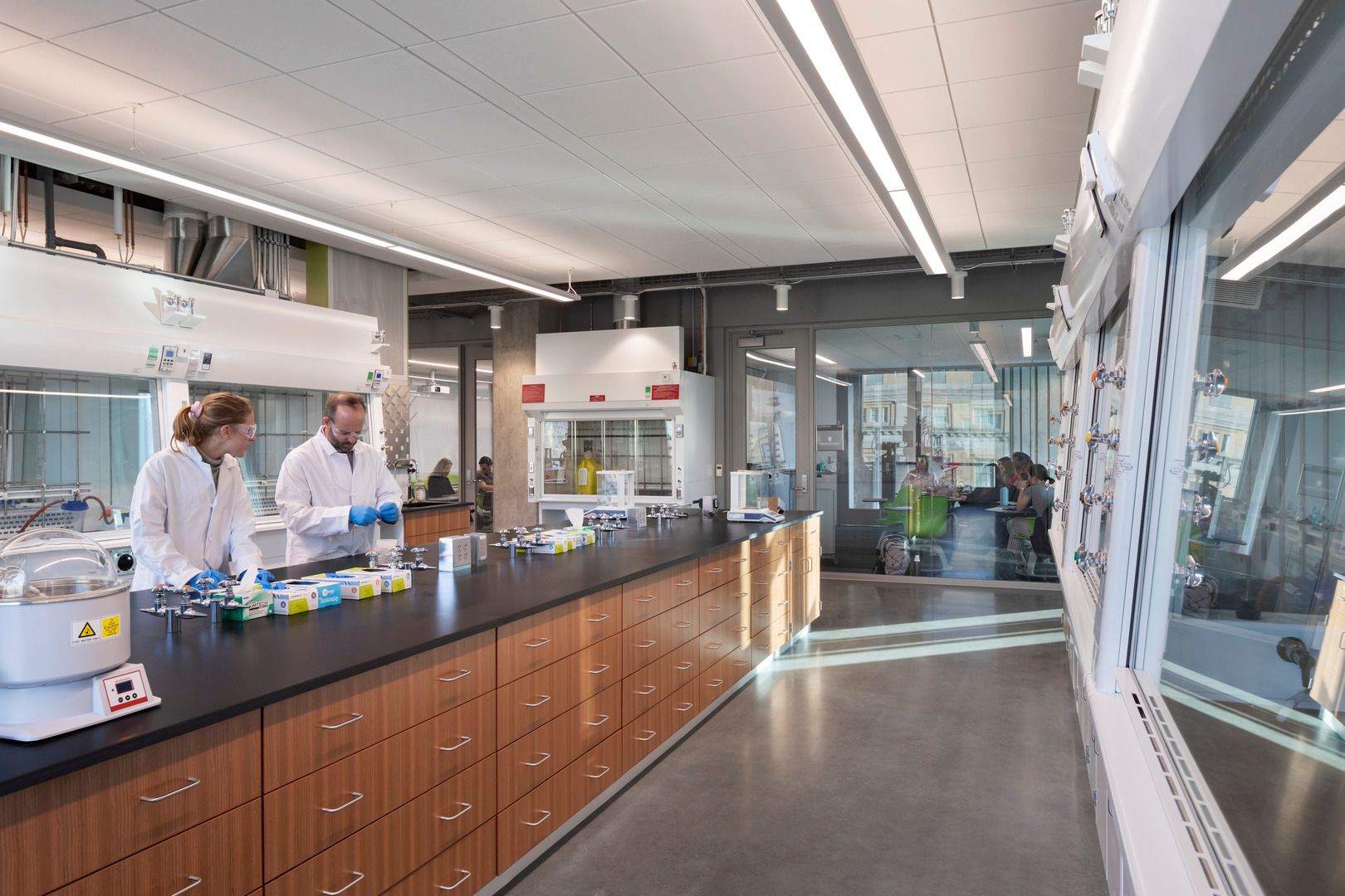 Lab in Chemistry Tower at University of Wisconsin-Madison