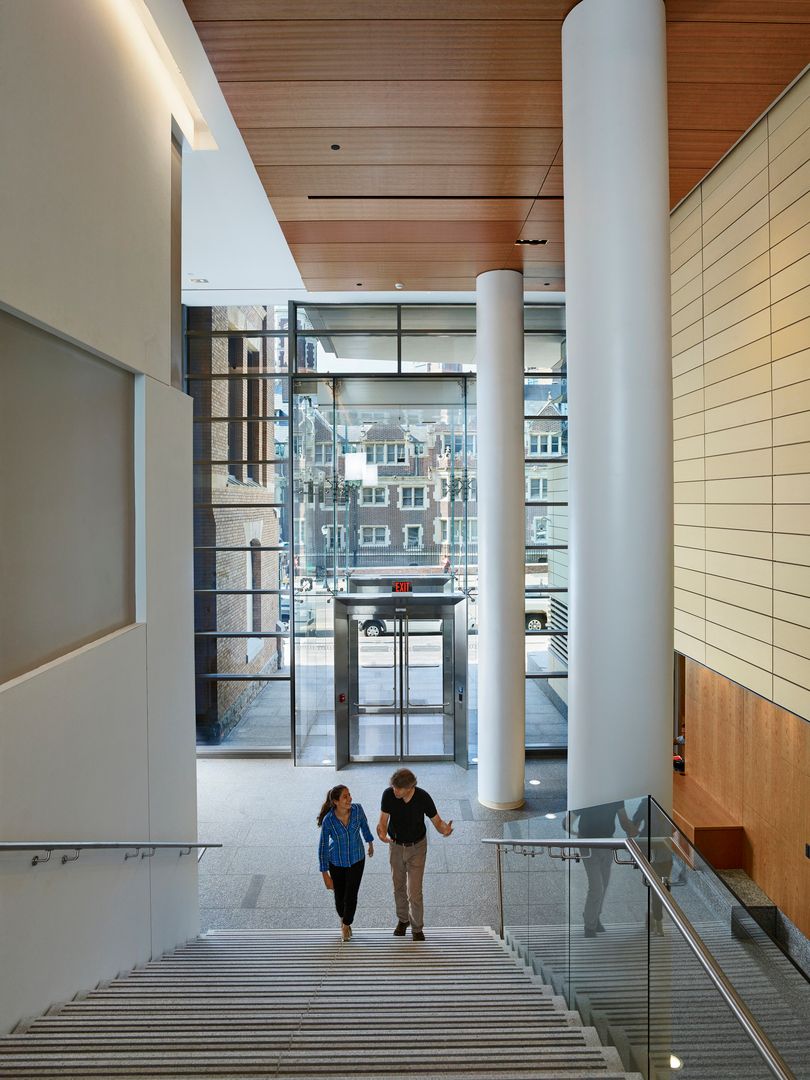 interior stairwell at fox tower