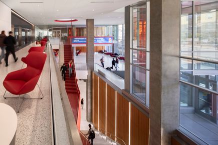 University of Wisconsin-Madison Chemistry Tower hallway and lounge