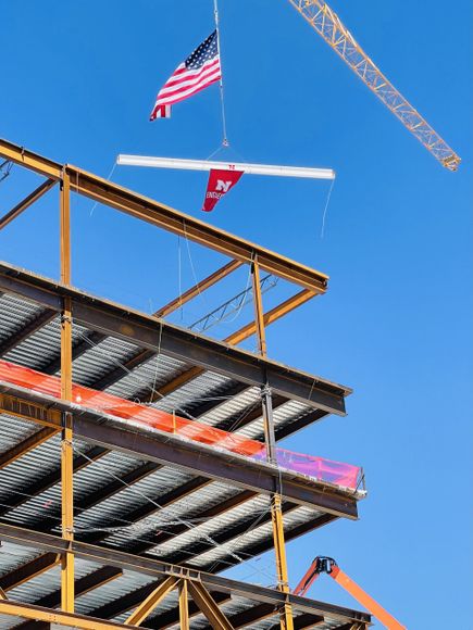 construction at University of Nebraska-Lincoln’s Kiewit Hall